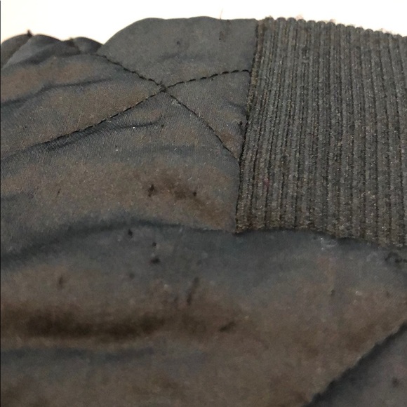 Coach Black and Leopard Print Bomber Jacket - Picture 8 of 8